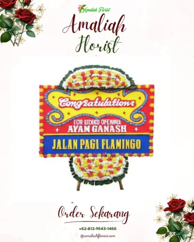 Bunga Papan Congratulation di Lebak Gede
